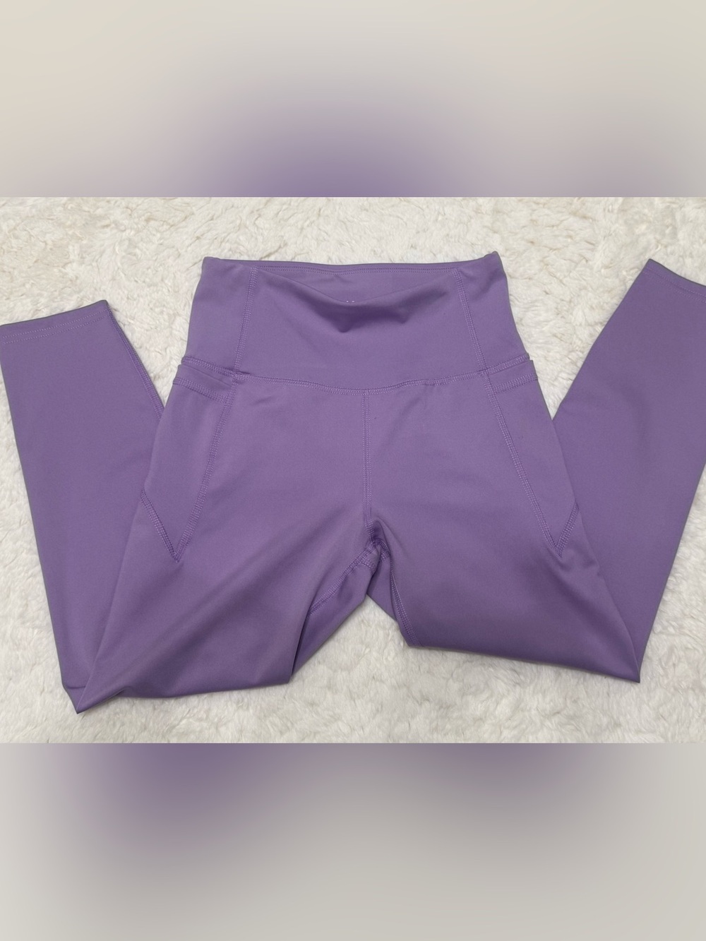 High-Waist Purple Active Leggings
